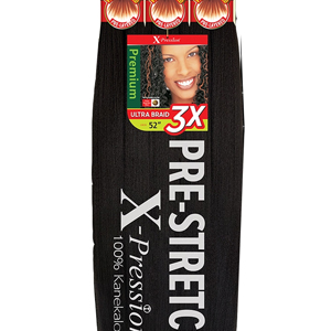 Xpression Pre Stretched braiding hair 42" & 52"